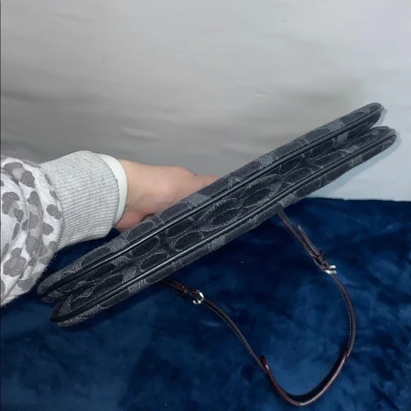 Coach ‘Penelope’ Signature Denim Shoulder Bag - Picture 3 of 12